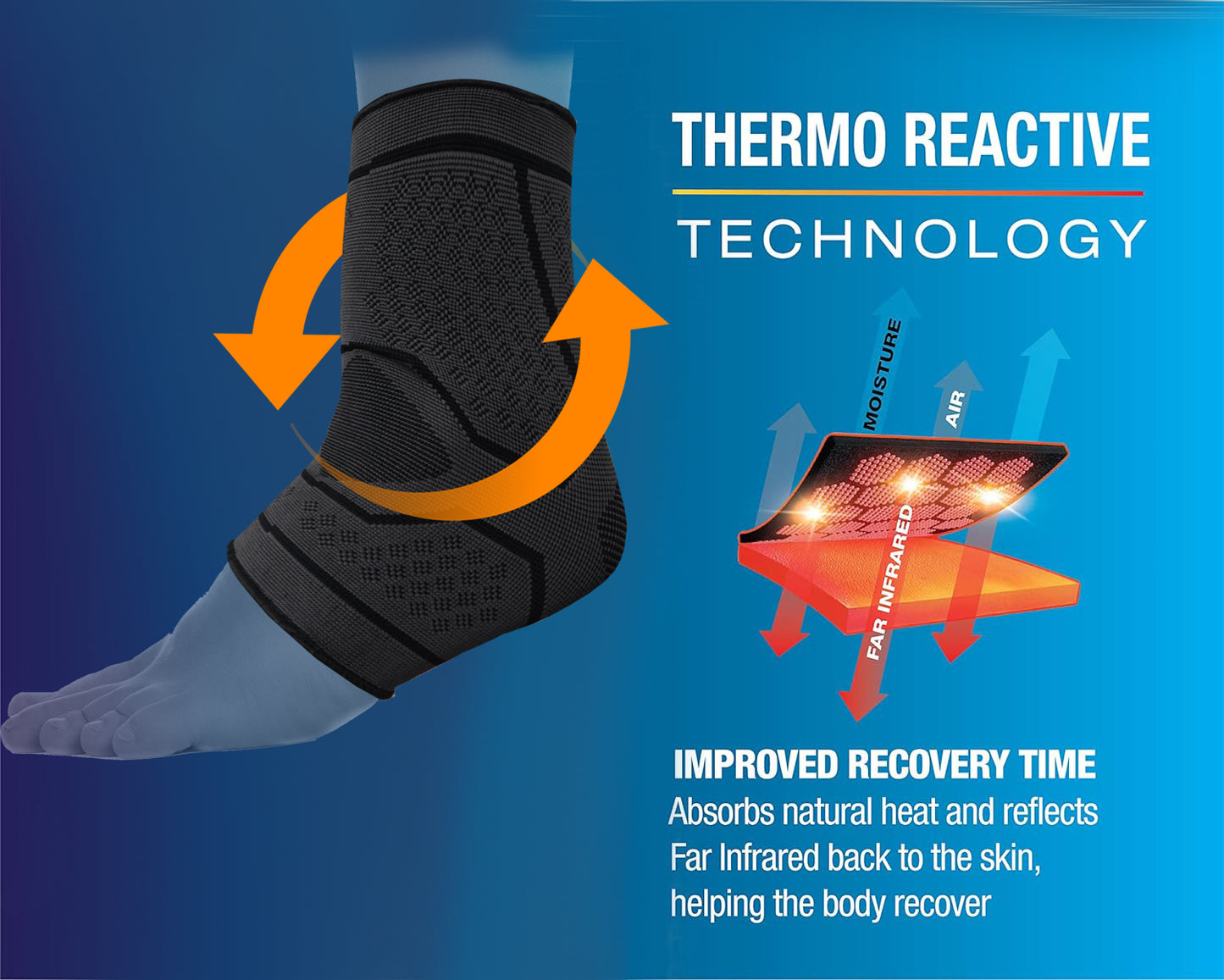R-DHABII ANKLE COMPRESSION SLEEVE