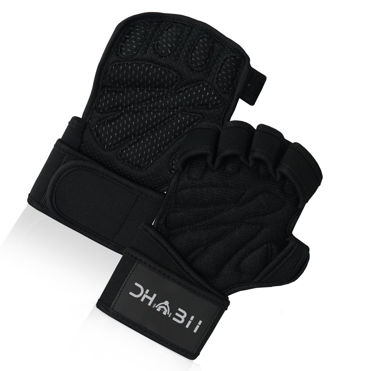 D-Dhabii Ventilated Silicone Workout Glove With Wrist Wrap