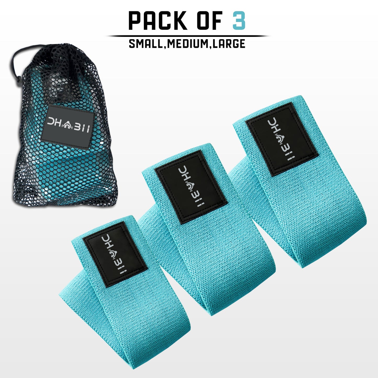 P-Dhabii Resistance Band Set For Working Out & Exercise.