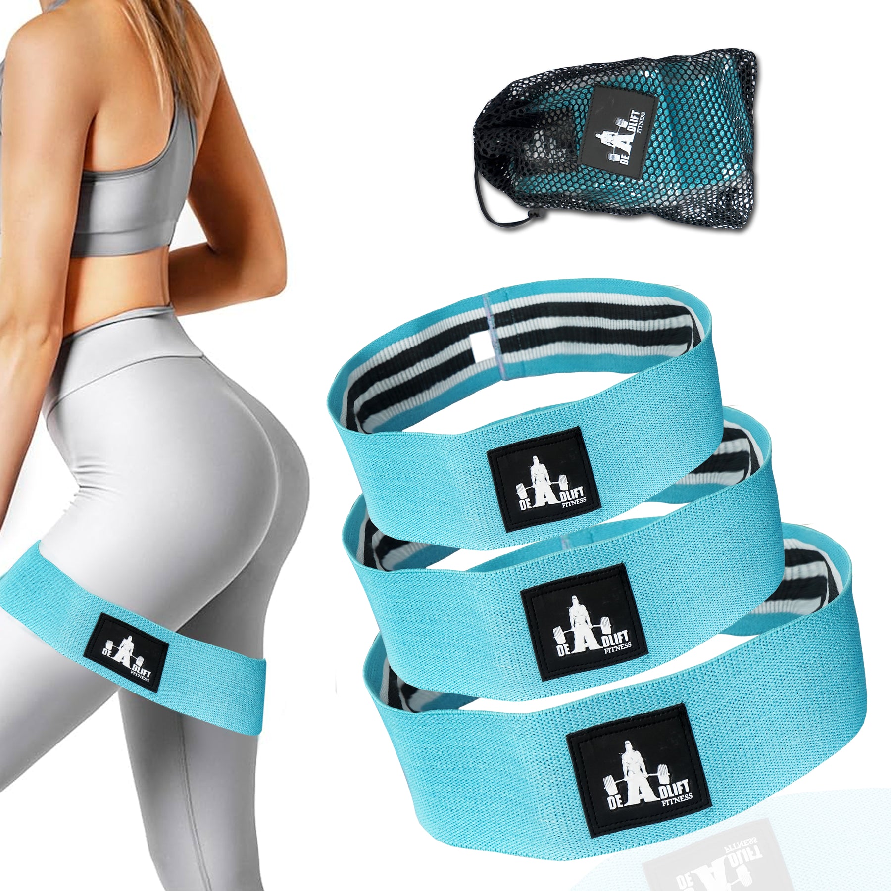 7-Dhabii Resistance Band Set For Working Out & Exercise.